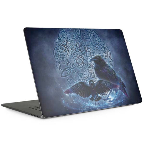 Celtic Raven by Brigid Ashwood MacBook Skins